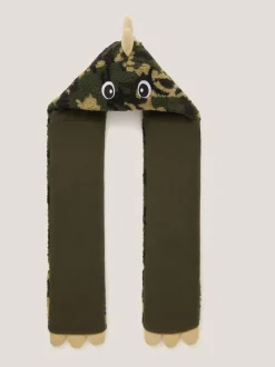 Monsoon Ensemble écharpe à gants camouflage en Borg