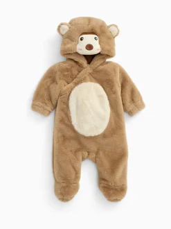 MORI Combinaison bébé en fausse fourrure en fausse fourrure