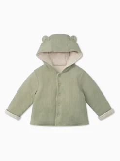 MORI Veste zippée confortable réversible super douce