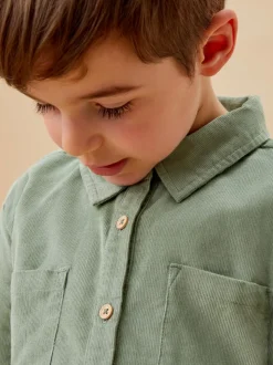 MORI Veste-chemise en velours côtelé