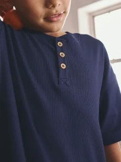 Motif écossais rouge - Pyjama court de Noël assorti pour la famille (5-16ans)