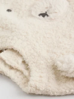 Motif ours neutre - Ensemble haut et legging en maille (0mois-2ans)