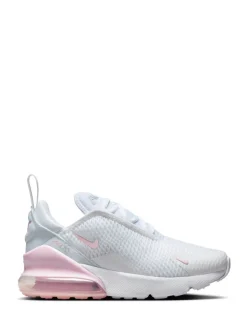 mousse Blanc/Rose - Nike Junior Air Max 270 Trainers