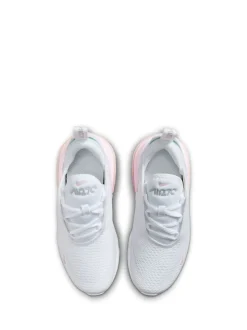 mousse Blanc/Rose - Nike Junior Air Max 270 Trainers