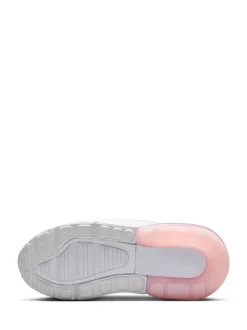 mousse Blanc/Rose - Nike Junior Air Max 270 Trainers