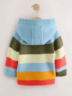 Multi Bright Stripe (multi-rayures lumineuses) - Character Cardigan (3mths-7yrs)