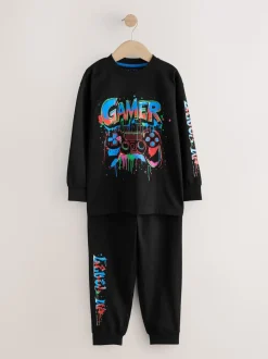 Multi Gamer - Lot de 2 pyjamas à manches longues (3-16ans)