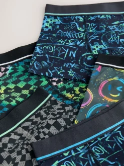 Multi Grafitti Imprimé - Lot de 5 boxers (3-16ans)