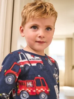 Multi Marine - Pyjama simple en polaire confortable (9mois-12ans)