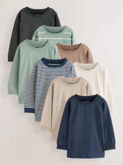 Multi Minéraux - Lot de 8 T-shirts à manches longues (3mois -7ans)