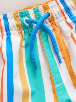 Multi Stripe (Multi Stripe) - Short de bain imprimé (3mths-7yrs)