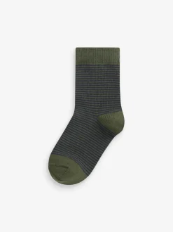 Multi Stripe (Multi Stripe) - Paquet de chaussettes en coton riche 7