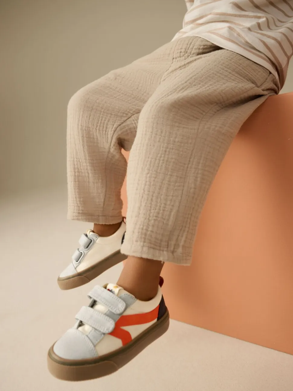 Multicolore - Fermeture par contact Skate Trainers