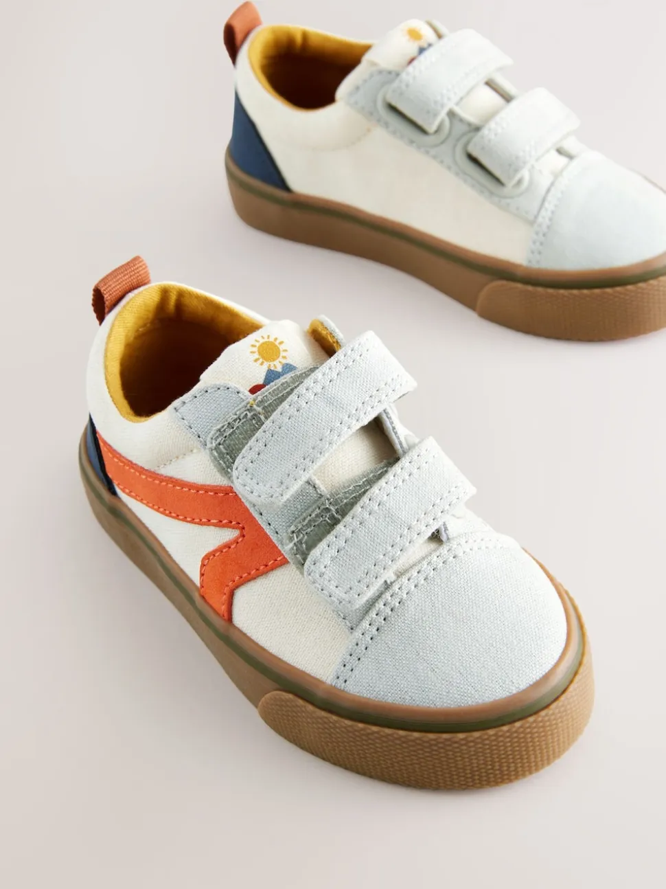 Multicolore - Fermeture par contact Skate Trainers