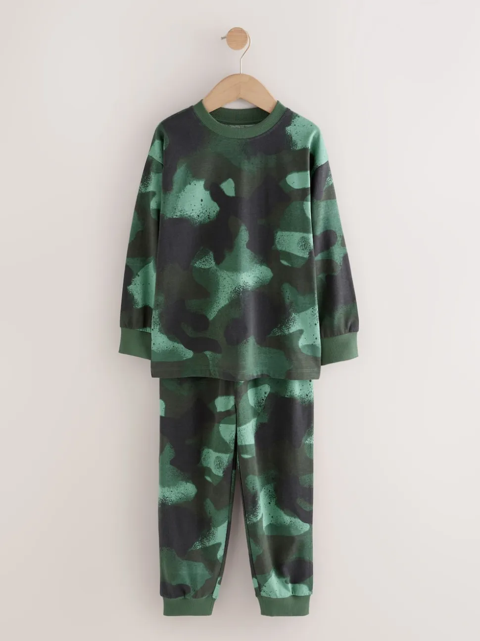 Multicolore à imprimé camouflage - Lot de 3 pyjamas à manches longues (3-16ans)