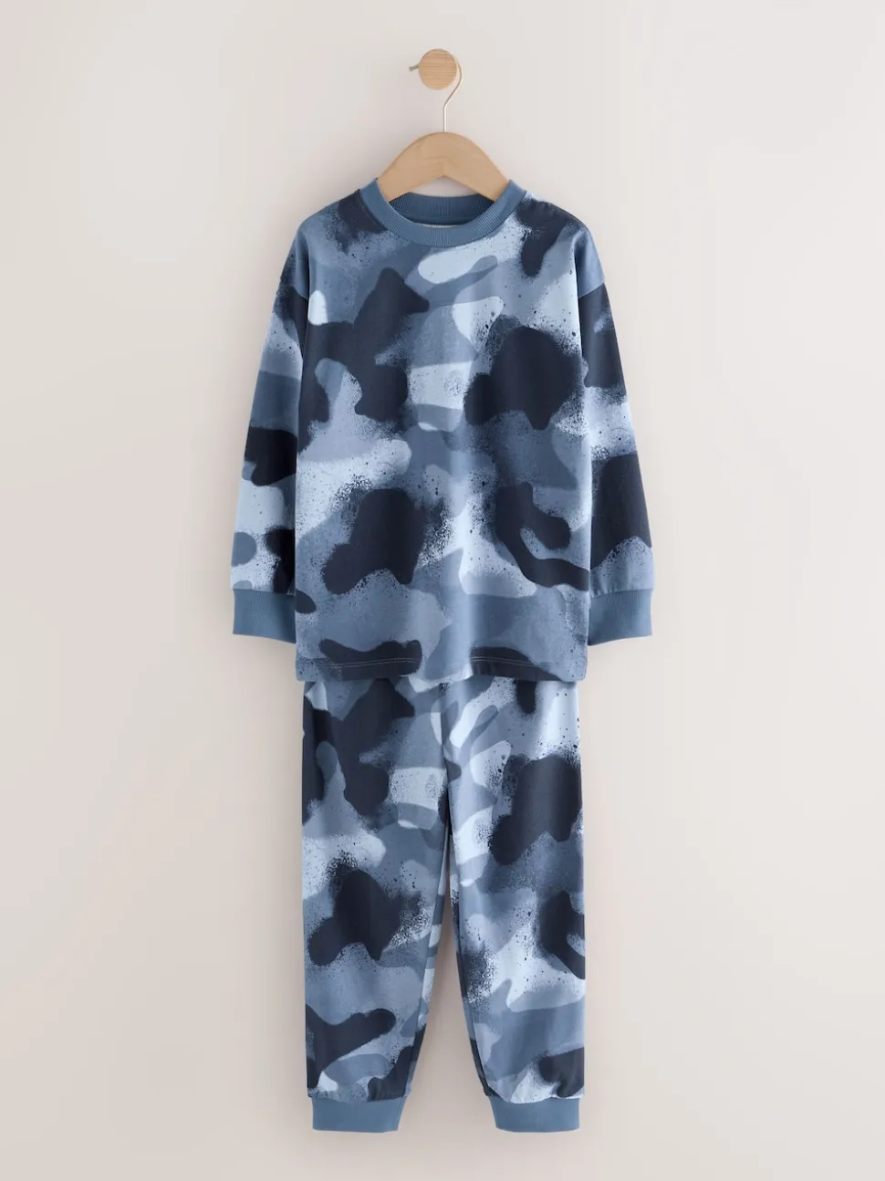 Multicolore à imprimé camouflage - Lot de 3 pyjamas à manches longues (3-16ans)