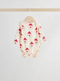 Multicolore - Lot de 3 bodys de Noël bébé