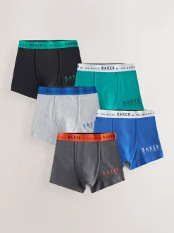 Multicolore - Lot de 5 boxers Baker by Ted Baker garçon