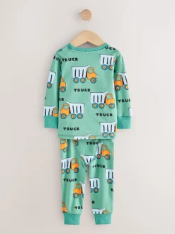 Multicolore - Lot de 3 pyjamas Snuggle courts (9mois-10ans)