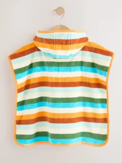 Multicolore - Poncho 100% coton éponge (9mois-6ans)