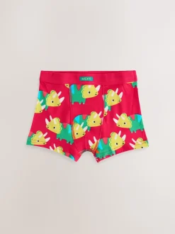 Multicolore motif dinosaure - Maillot de bain à ceinture souple 7 Pack (1.5-10ans)