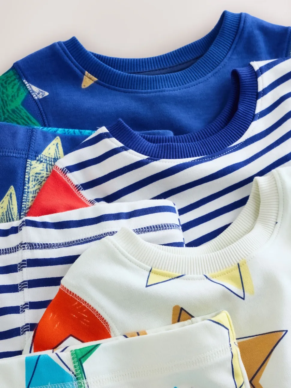 Multicolore motif étoile - Lot de 3 pyjamas Snuggle (9mois-10ans)