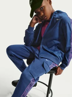 Mystic Navy - Jogging cargo Nike Club+ en poly avec bande