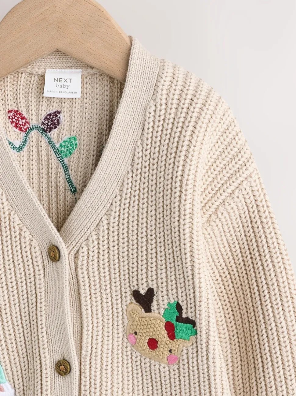 Nature Oh What Fun Noël - Cardigan en maille pour bébé