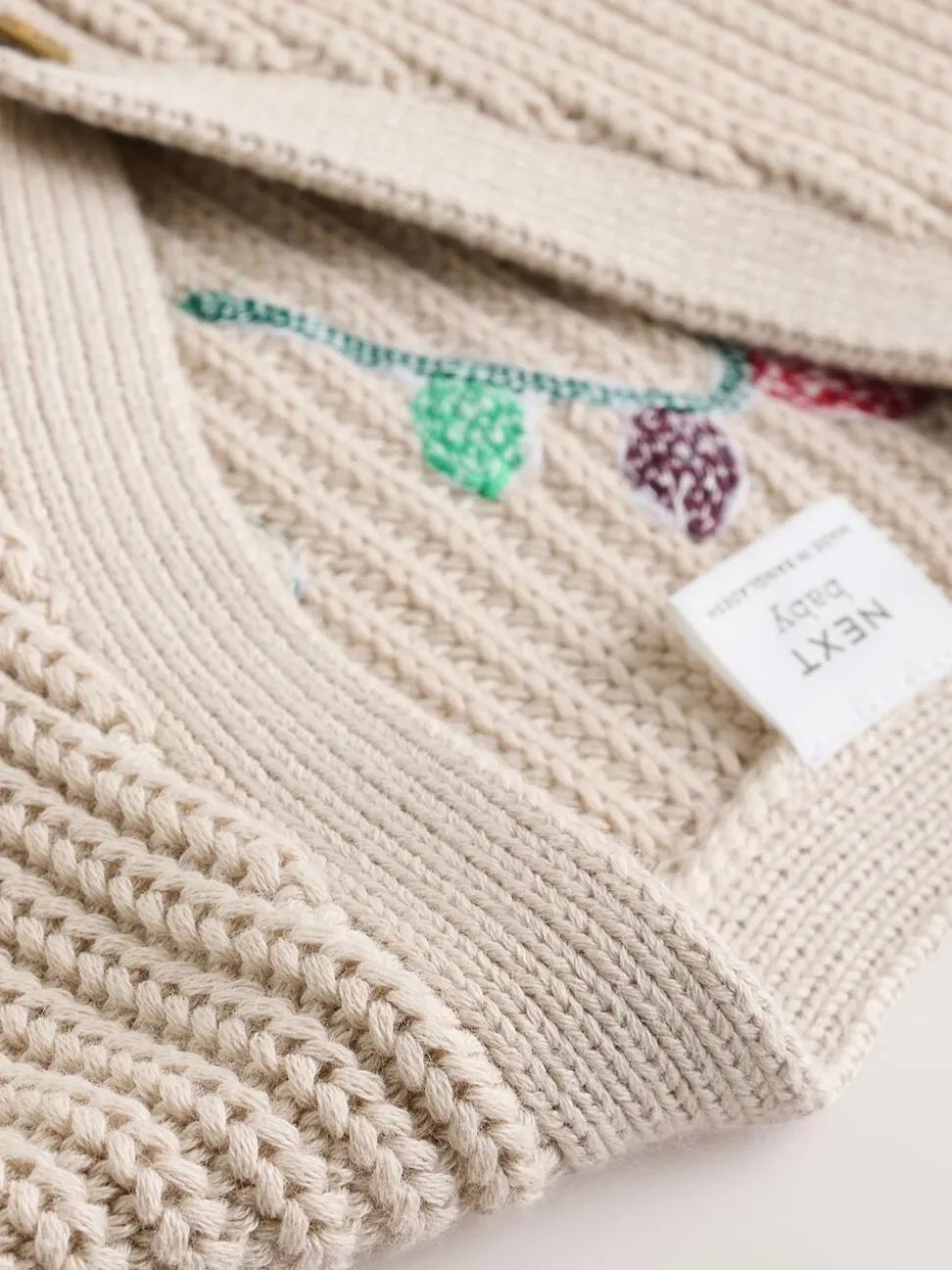 Nature Oh What Fun Noël - Cardigan en maille pour bébé