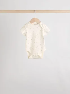 neutre - 100% coton manches courtes Bébé Body 5 Lot