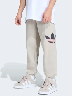 neutre - adidas Originals Oversized Trefoil Joggers