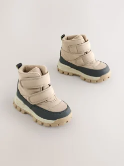 neutre - Bottes matelassées à fermeture par contact