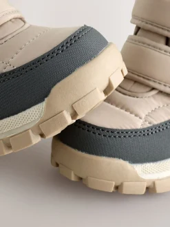 neutre - Bottes matelassées à fermeture par contact