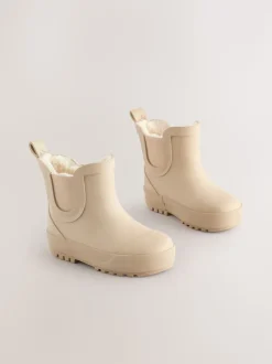 neutre - Bottines en caoutchouc avec doublure chaude