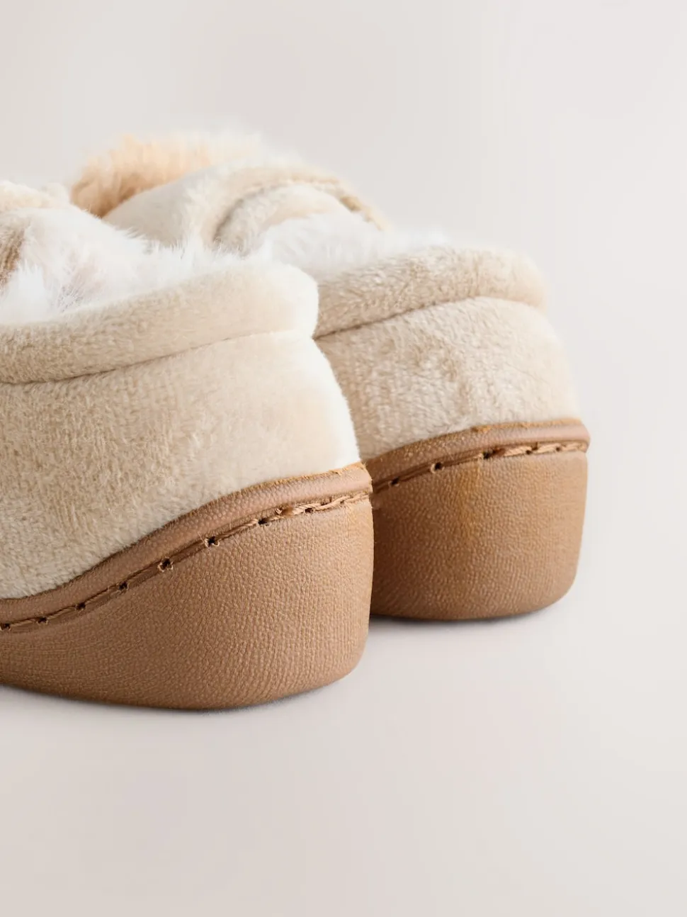 neutre - Chaussons Hamish the Highland Cow à semelle cupsole