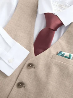 neutre - Ensemble gilet et cravate (12mois-16ans)