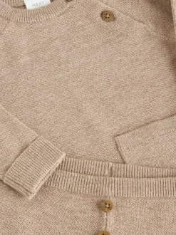 neutre - Ensemble pull et legging en maille bébé (0 mois-2 ans)