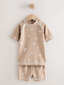 neutre - Ensemble Rash Gilet et short stretch (3mois-7ans)