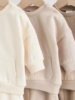 neutre - Ensemble sweat et jogging bébé 6 pièces (0mois-3ans)