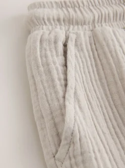 neutre - Pantalons à enfiler texturé doux (3mois-7ans)