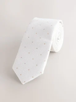 Neutre à pois - Cravate (3-16 ans)