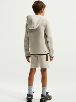 neutre - Short Nike Tech en molleton