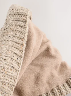 neutre - Snood en tricot torsadé (1-16ans)