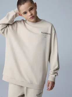 neutre - Sweat-shirt smALLSAINTS oversize Underground Col rond