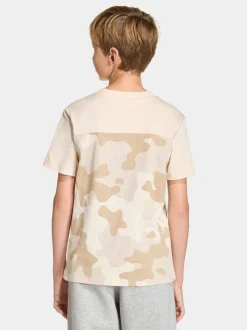 neutre - T-shirt adidas Essentials Camo en coton pour enfant