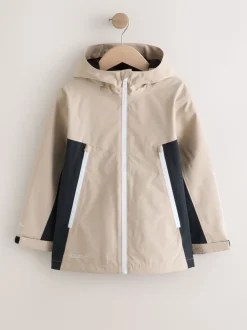 neutre - Veste à capuche imperméable doublée de polaire (3-17ans)