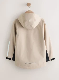 neutre - Veste à capuche imperméable doublée de polaire (3-17ans)