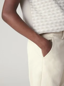 Neutre écru - Pantalon chino extensible (3-17ans)