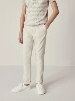 Neutre écru - Pantalon chino extensible (3-17ans)