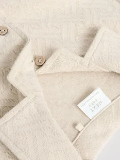 Neutre/kaki - Lot de barboteuses texturées bébé 2